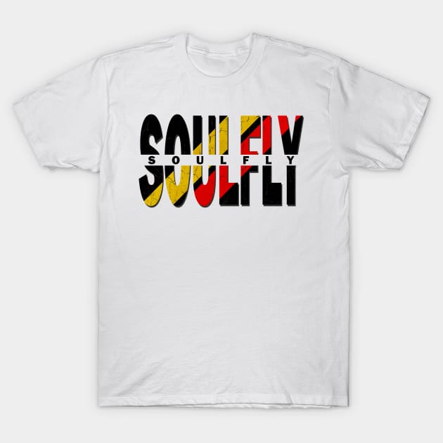 vintage typo Soulfly T-Shirt by NamaMarket01